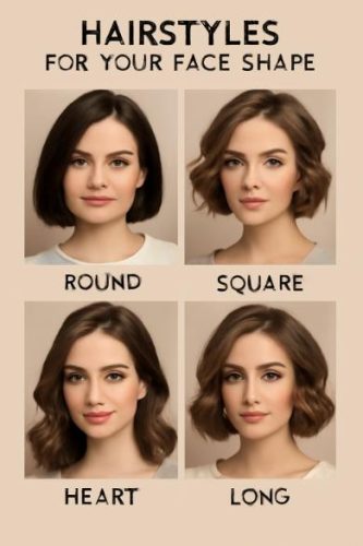 The most suitable hairstyle