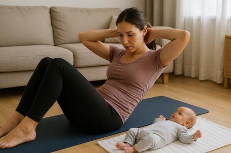 postpartum diastasis recti