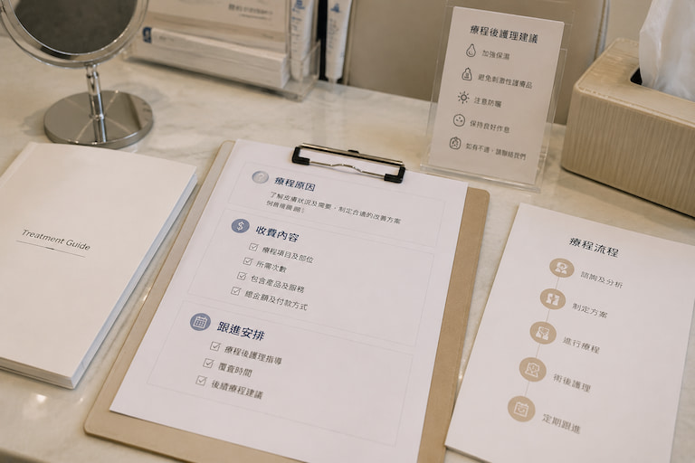 去 Hermia 前可先準備諮詢收費和療程問題